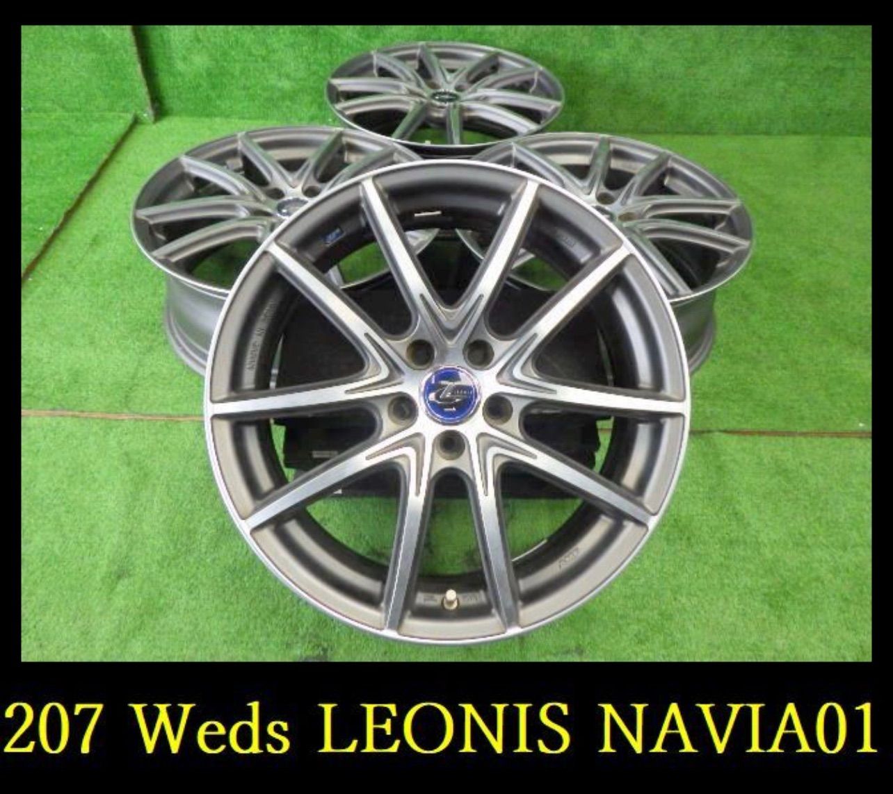 207】△Weds LEONIS NAVIA01 ホイール△17x7J 5穴 PCD100 +47 4本