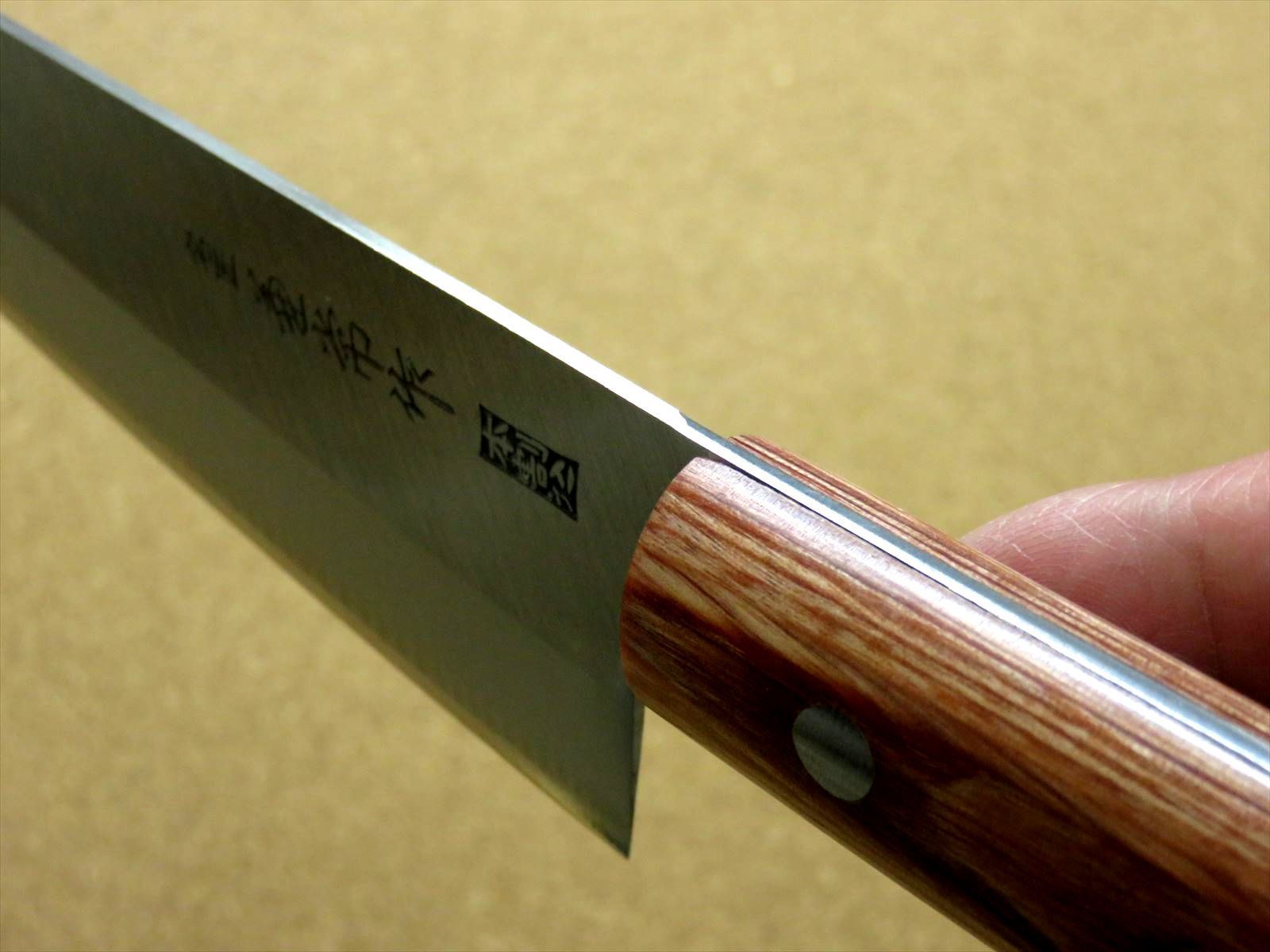関の刃物 三徳包丁 16.5cm (165mm) 北正 無印 安来青鋼 2号