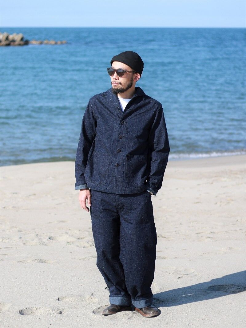 TCBジーンズ シーメンズ デッキジャケット デニム TCB jeans Seamens
