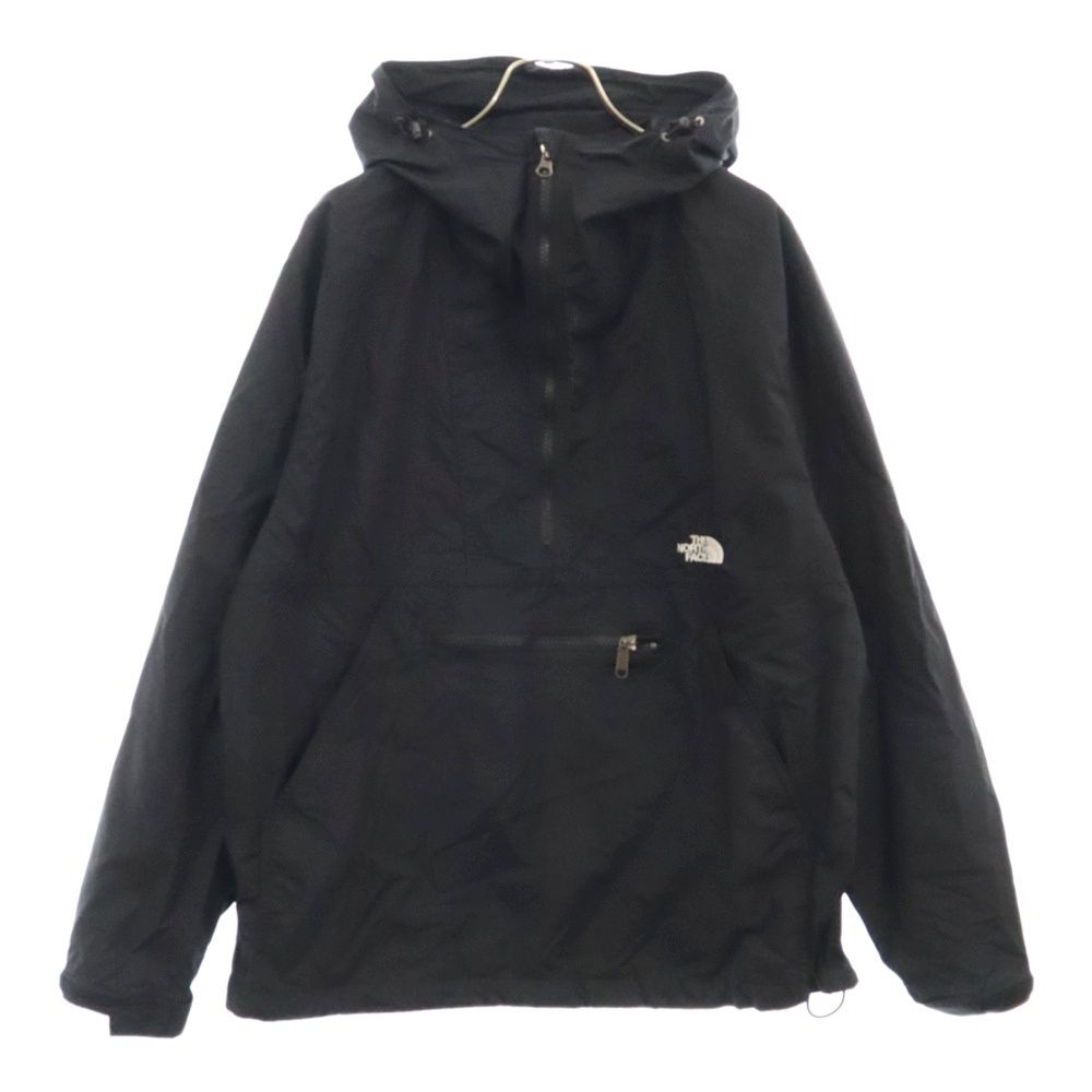 THE NORTH FACE (ザノースフェイス) コンパクト ナイロンアノラックパーカー ブラック NP22333