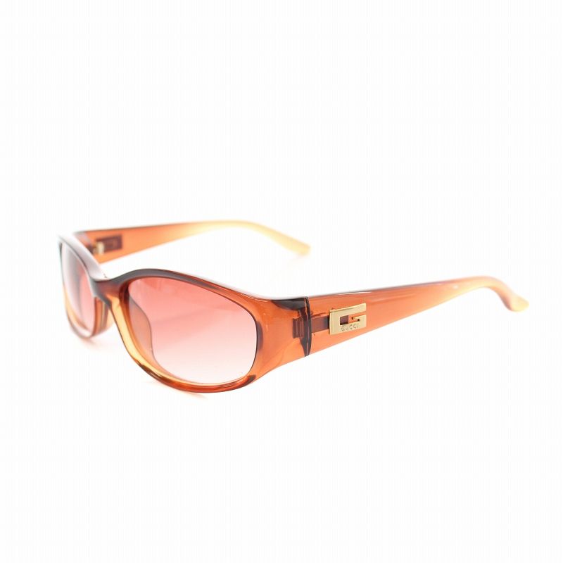 GUCCIグッチ　ウェリントン　ブラウンレンズ　ベッコウフレーム　グッチケース付 グッチ GUCCI サングラス 眼鏡 ウェリントン セルフレーム