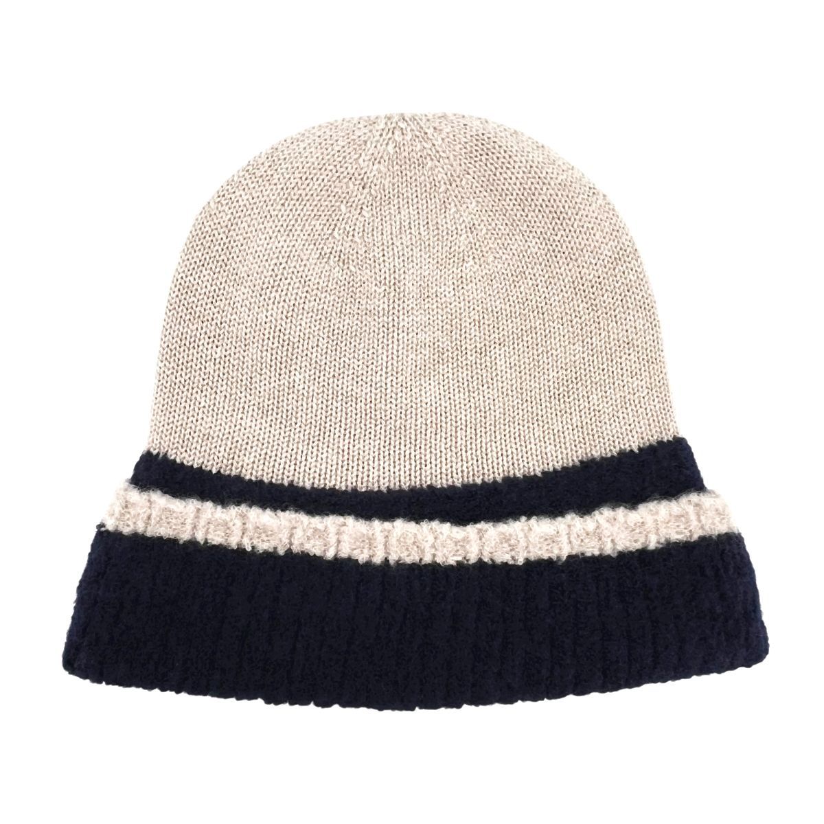 シャネル ココマーク カシミヤ ニット帽 帽子 ニットキャップ ホワイト 中古】 CHANEL シャネル カシミヤ ニットキャップ ニット帽 ココ