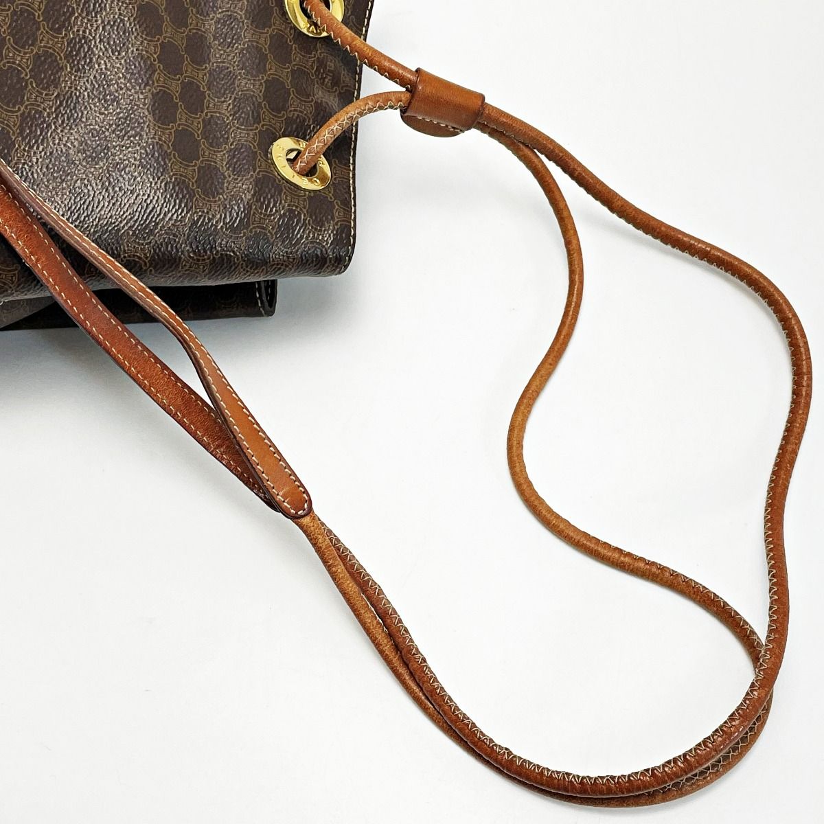 CELINE セリーヌ マカダム柄 T06 ブラウン リュック