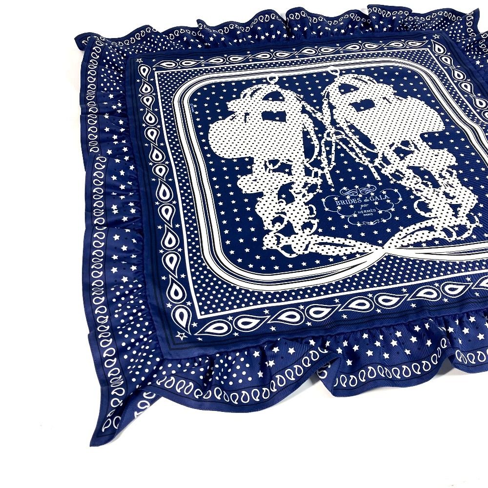 HERMES エルメス スカーフ BRIDES DE GALA A POIS ブリッド ドゥ ガラ  