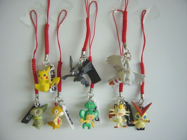 ♯Hrc20DZポケモン根付マスコットBW2011年劇場版SP1全8種
