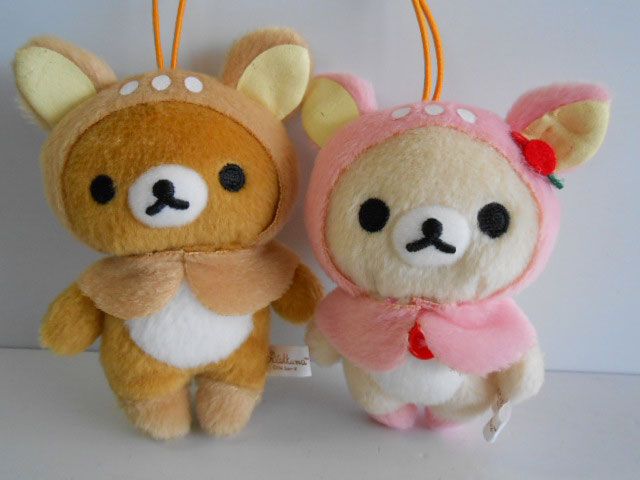 ♯Kum11BTリラックマハッピーナチュラルタイムマスコット4種 ♯Kum11BTリラックマハッピーナチュラルタイムマスコット4種