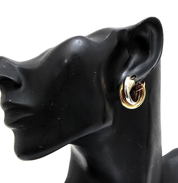 広尾店】カルティエ Cartier トリニティ ピアス ラージ スリー