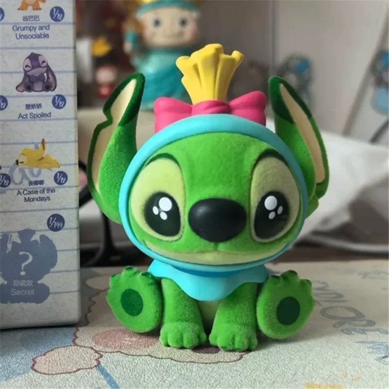 ｜シークレット Disney x POPMART メイソウ Stitch スティッチ 小情?” 小さな気持ち” 中国 ブラインドボック