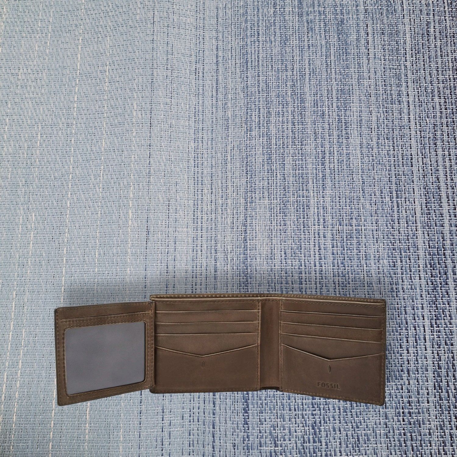 ?新品未使用? Fossil フォッシル 二つ折り 財布 アレン RFID レザー 