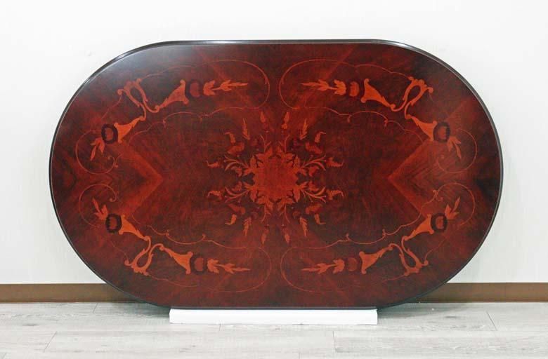 イタリア ダイニングテーブル 160cm幅 象嵌 ブーケ アッティカ - メルカリ