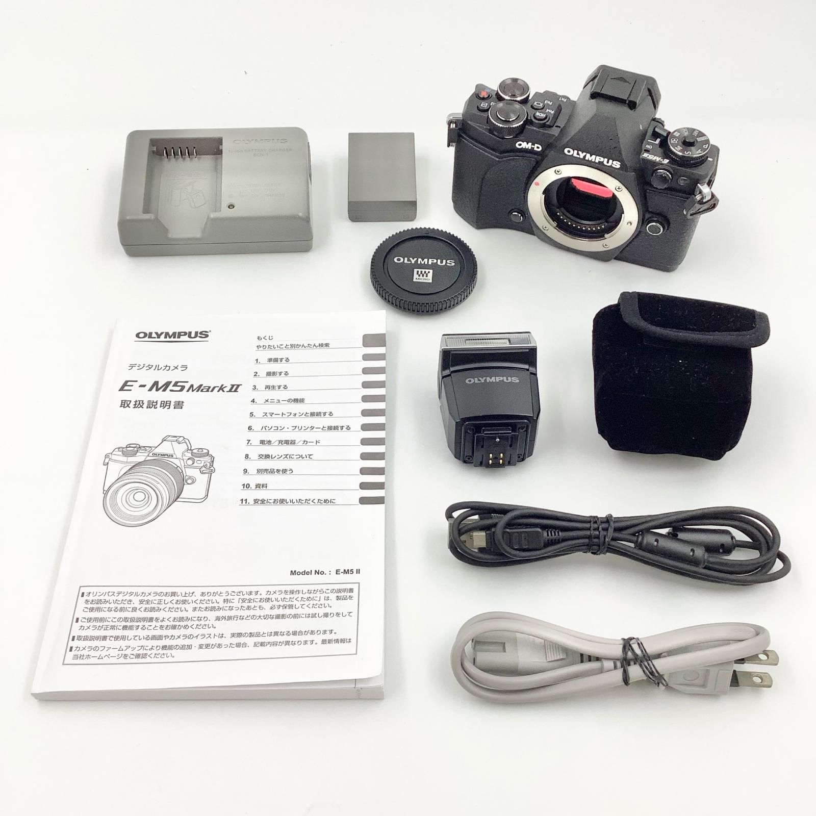 全額返金保証】【最速発送】OLYMPUS デジタル一眼 OM-D E-M5 Mark II  