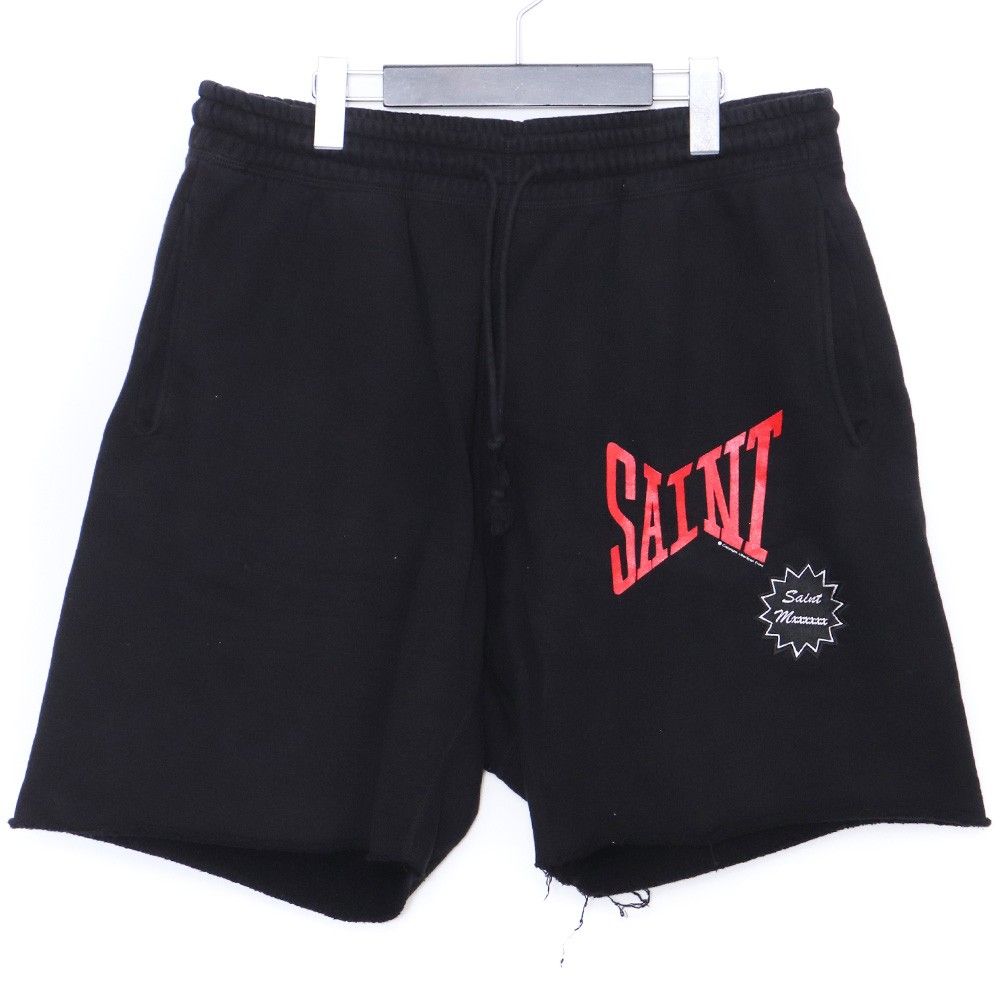SAINT MICHAEL SWEAT SHORTS SAINT BLACK Lサイズ ブラック SM-YS8 