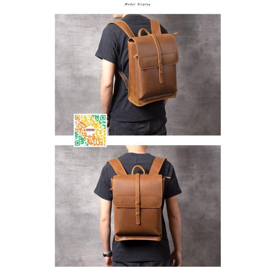 リュック　メンズ　リュックサック 　牛革　デイパック　ビジネス　バックパック　レザー　通勤通学　旅行　出張　アウトドア　自転車鞄　カバン　男女兼用