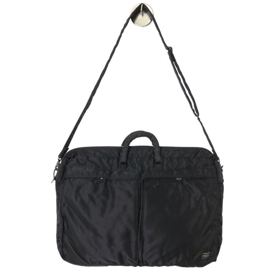 ポーター タンカー 2WAY ブリーフケース 黒 ナイロン ビジネスバッグ　A4 PORTER ポーター タンカー ブリーフケース 2way ナイロン ブラック