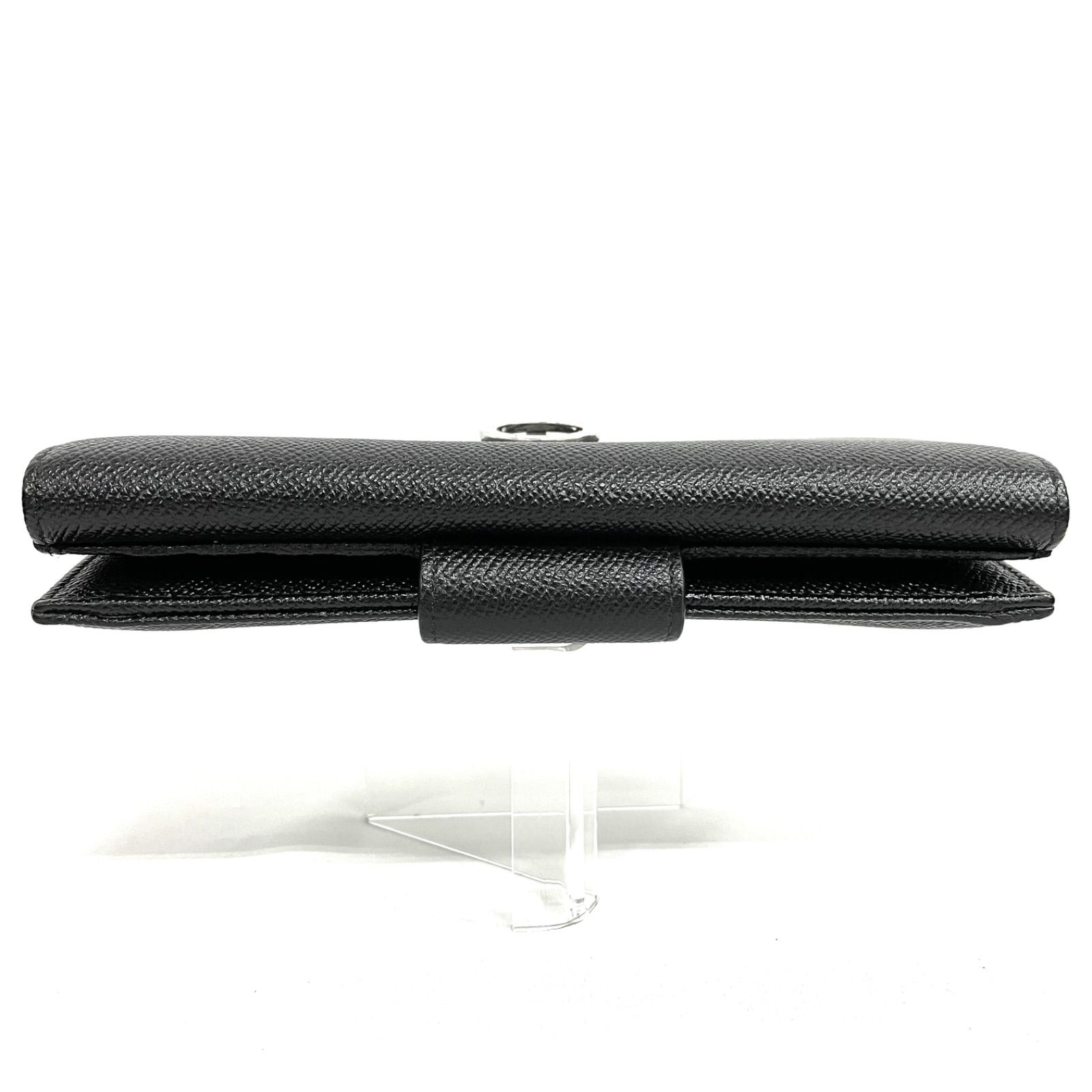 美品】 BVLGARI ブルガリ ロゴクリップ 長財布 ブラック 30416 RFID(IC 