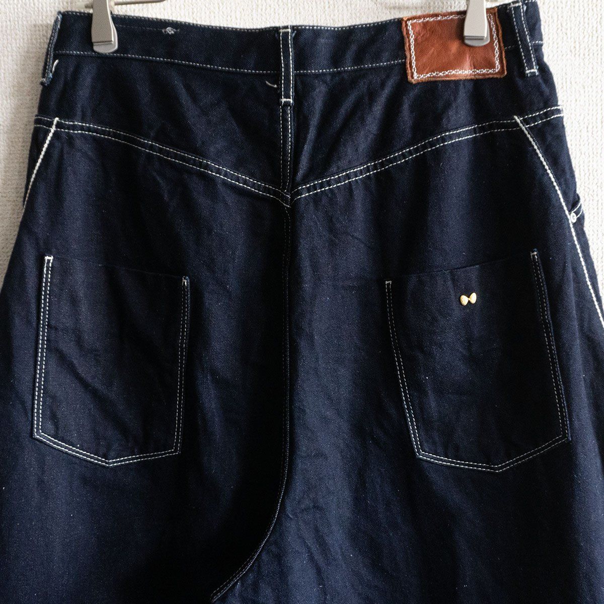 美品】mina perhonen 【always ワイド デニムパンツ】40 ミナ
