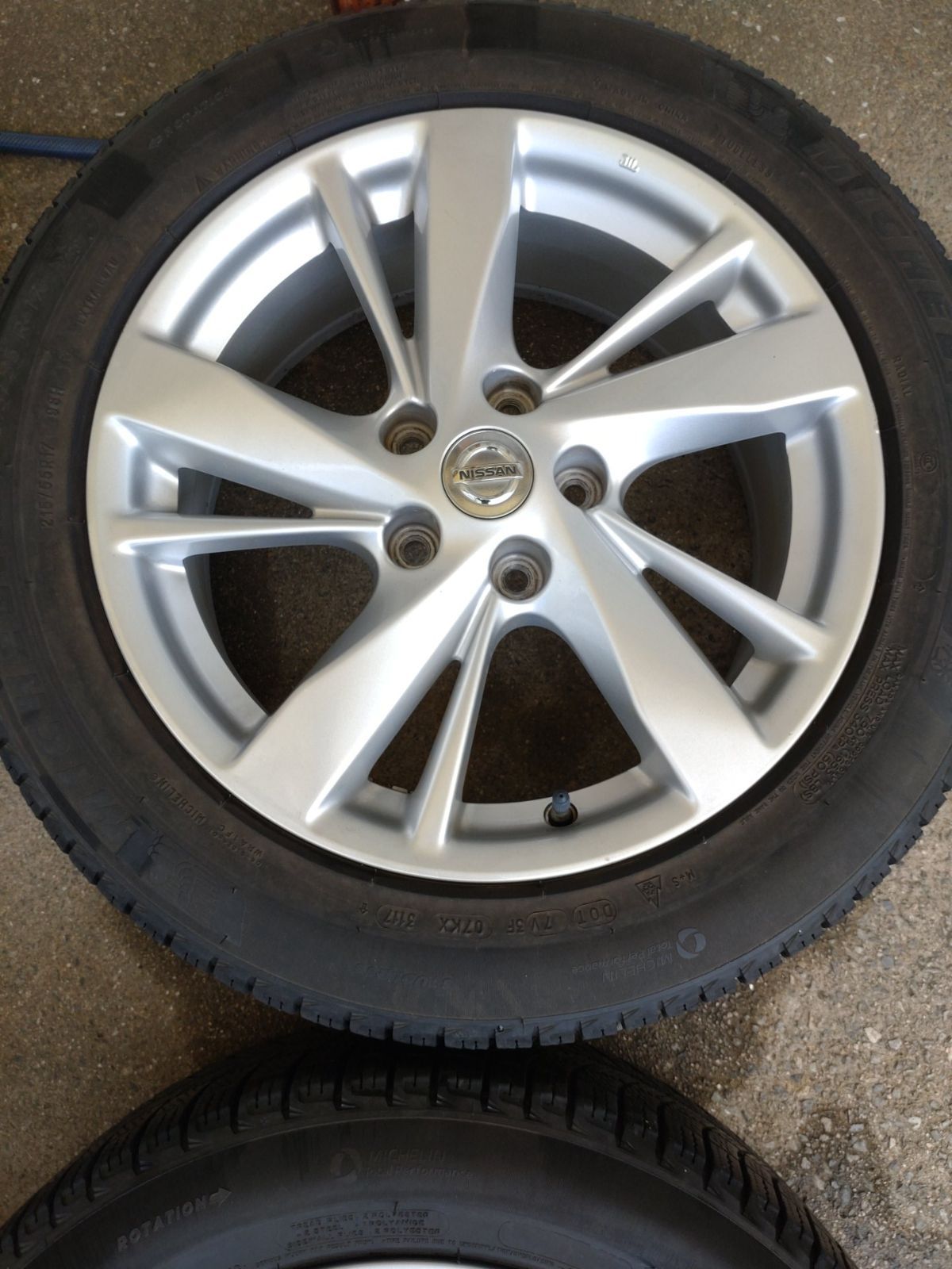 日産 ニッサン ティアナ 純正 ホイール 17x7.5J+50 114.3-5H 