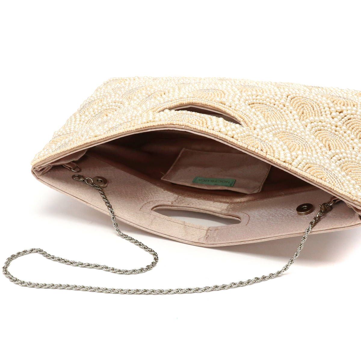 Hakubotan 銀座白牡丹   総ビーズバッグ  チェーンバック　ゴールド Hakubotan 銀座白牡丹 総ビーズバッグ チェーンバック ゴールド