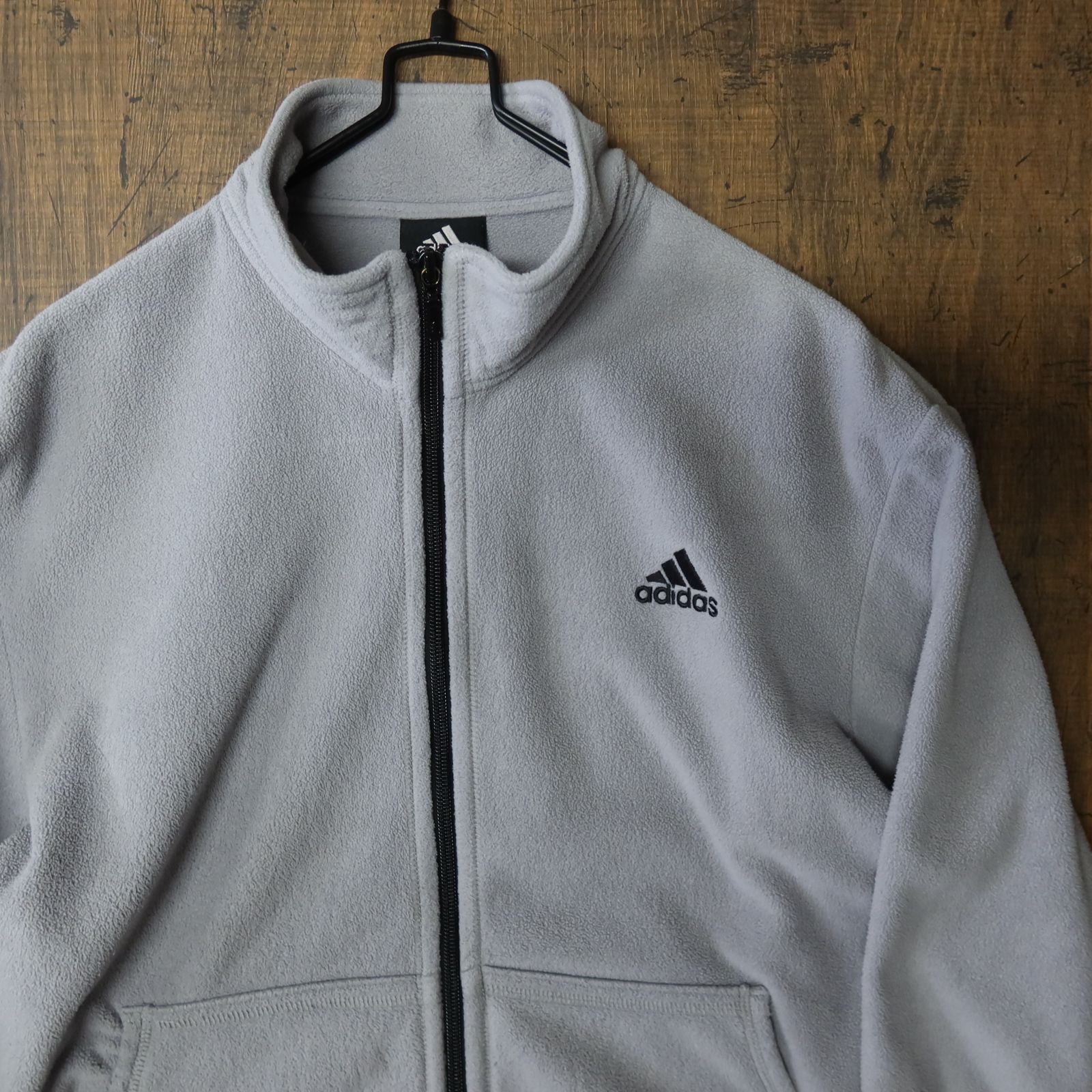 00s～ Vintage US古着☆adidas アディダス フリースジャケット 袖 