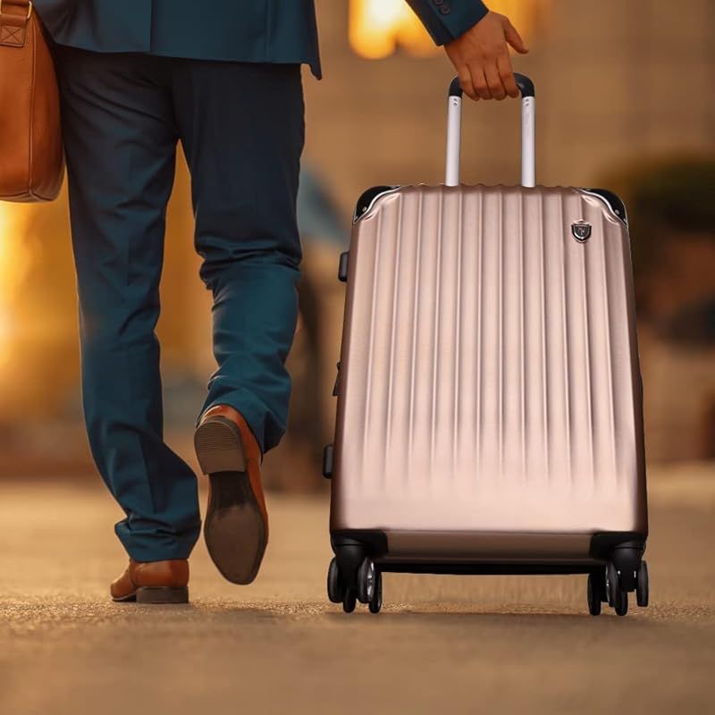 [New Trip] スーツケース キャリーケース 拡張機能付 Lサイズ 大型 7泊以上 長期旅行 キャリーバッグ 耐衝撃 超軽量 静音ダブルキャスター TSAロック搭載 ファスナータイプ 旅行 トラベル 海外 ビジネス 出張 1週間 95リットル シャン 1