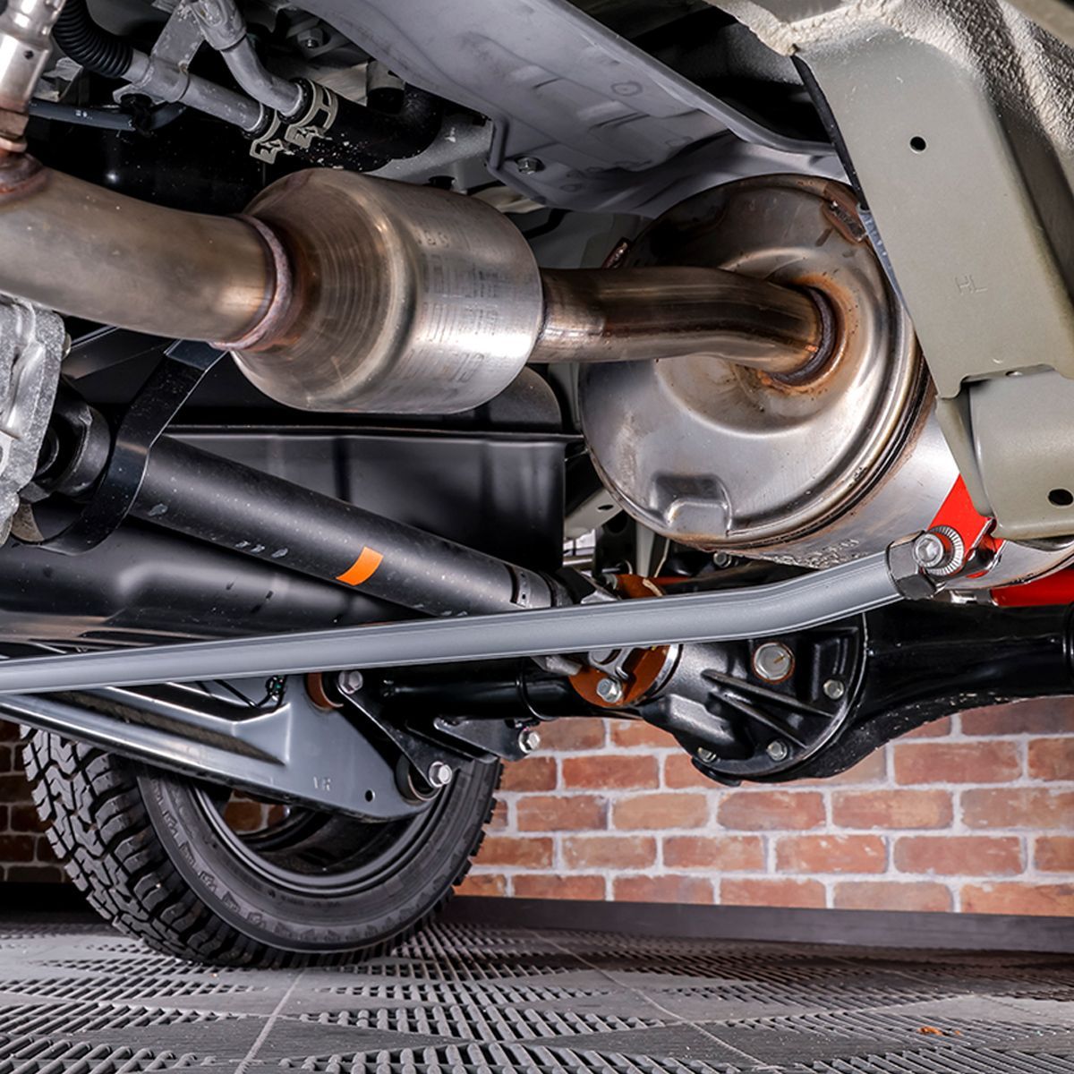 WANGAN357 S500P S510P 500系 ハイゼット アトレー ハイゼット トラック ジャンボ リアロアアームバー ブレース