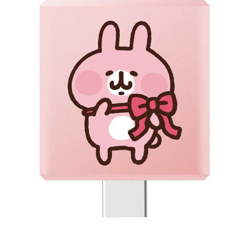 未開梱 MAKTAR カナヘイ Qubii Duo USB-Cうさぎ iOS Androidバックアップカードリーダー ピンク MKPQC-PK