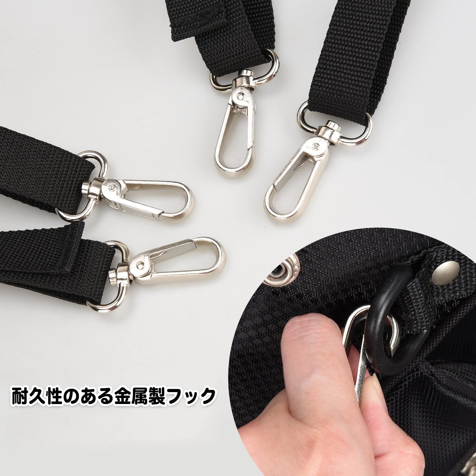 特価】ゴルフショルダーベルト キャディバッグ専用 2点式/3点式/4点