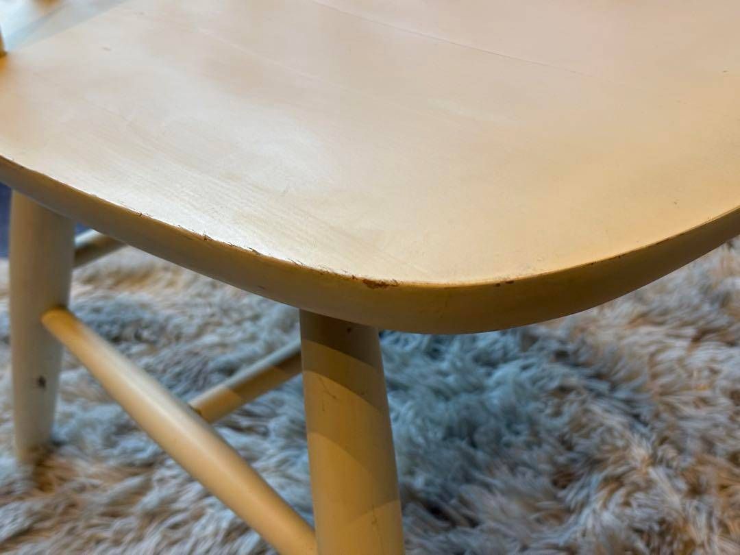 ②太平 ウィンザーチェア　ホワイト　ゴールドスミスチェア　2脚セット　IZ ②太平 ウィンザーチェア ホワイト ゴールドスミスチェア 2脚