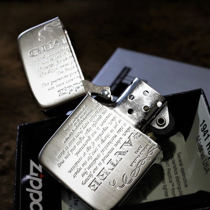 ZIPPO 1941 レプリカジッポ GUARANTEE シルバー ギャランティー レトロジッポ アンティーク調 渋いジッポ オイルライター ジッポー  シルバー 銀色