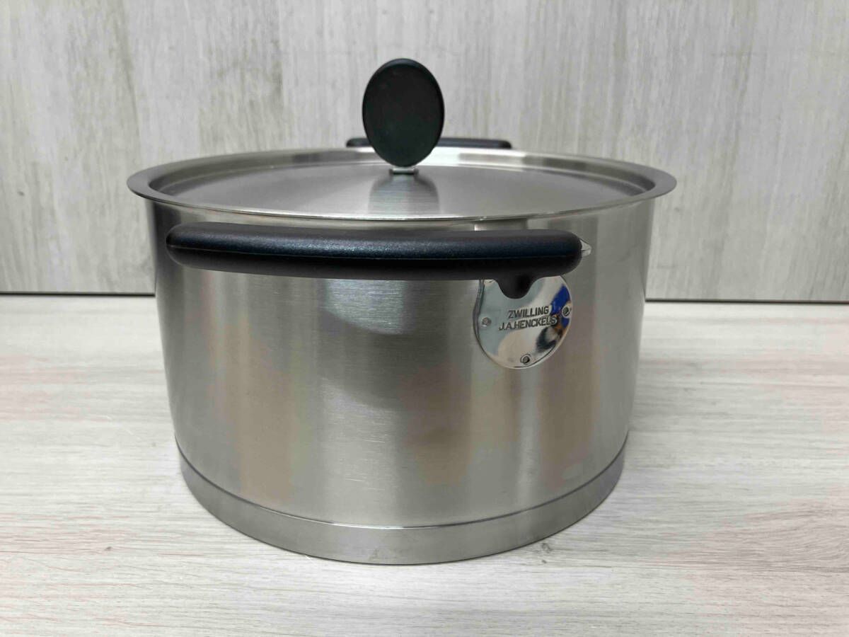 未使用品】 ZWILLING J.A.HENCKELS TWIN I.V.I 両手鍋 24cm 本体高さ約