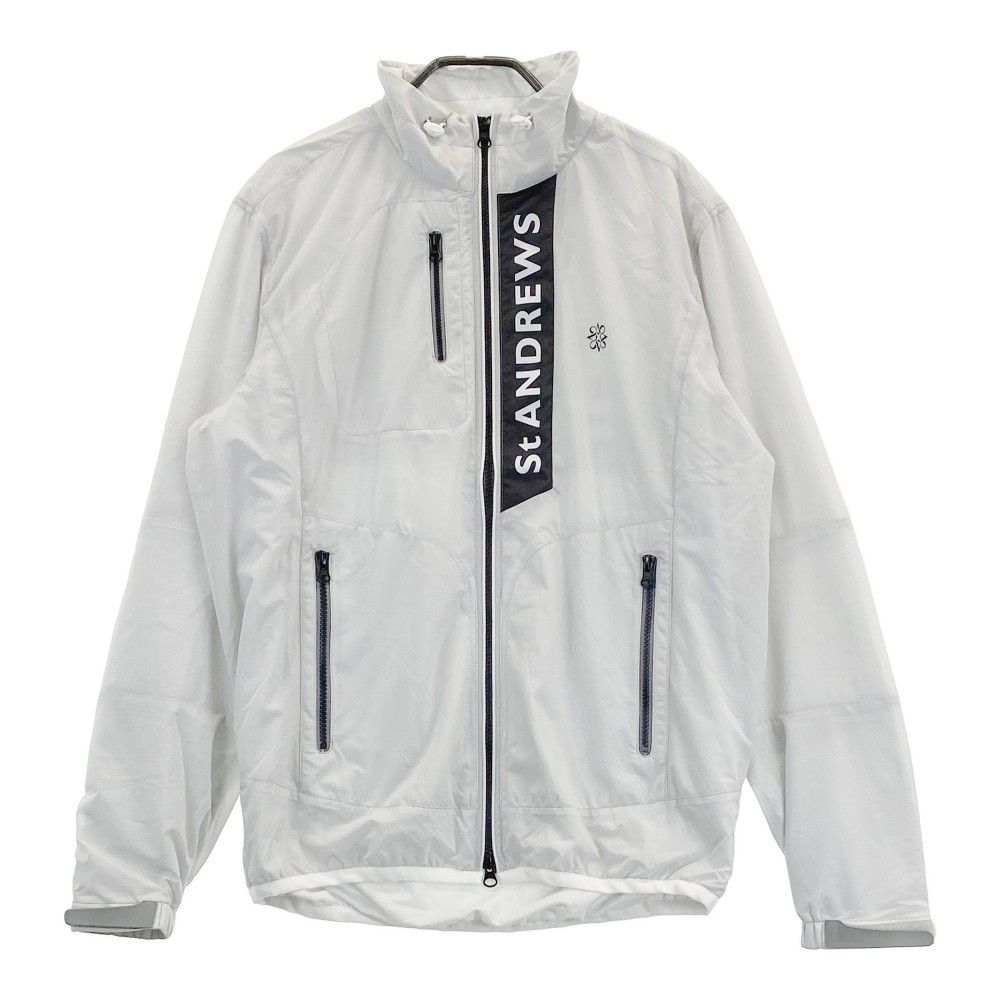 サイズ：M ST ANDREWS セントアンドリュース 裏地付 ナイロン ジップ