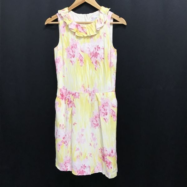 RED VALENTINO フリルノースリーブワンピース 中古・古着通販】RED VALENTINO (レッドヴァレンティノ) 花柄