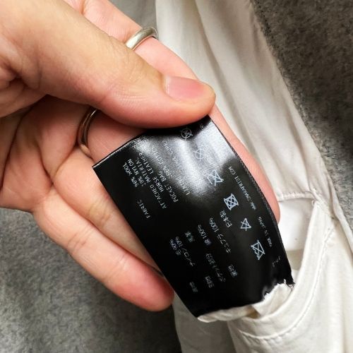 Omar Afridi オマールアフリディ car coat コート グレー size46【中