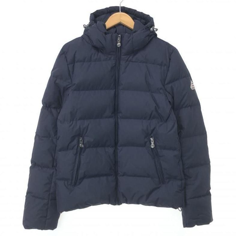 【中古】PYRENEX スプークニックマットダウンジャケット S ネイビー ピレネックス [10]