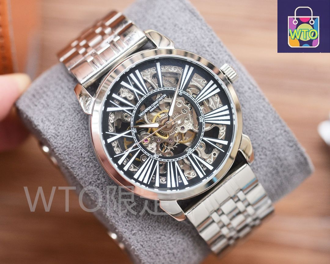 中古　VACHERON&CONSTANTIN 手巻き腕時計　45mm スケルトン Vacheron & Constantin 18K YG Skeleton Automatic ref# 43030