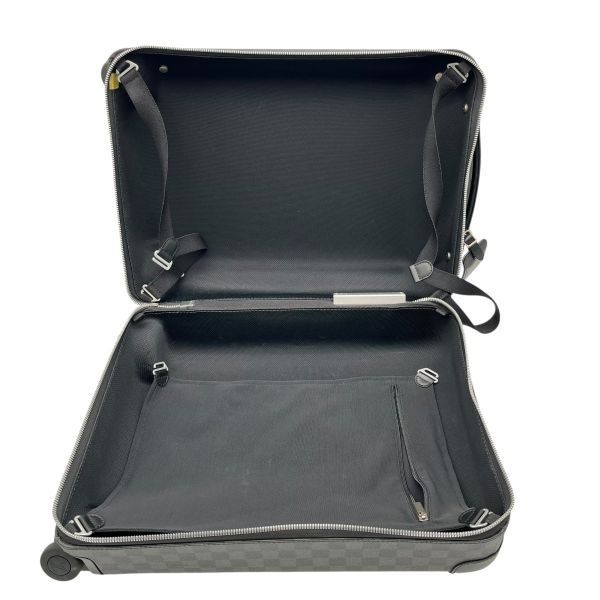 ルイヴィトン LOUIS VUITTON キャリーケース M10252 ホライゾン50 バッグ 黒 グレー ダミエグラフィットキャンバス メンズ S5W322 KARIMZIABAT_FR