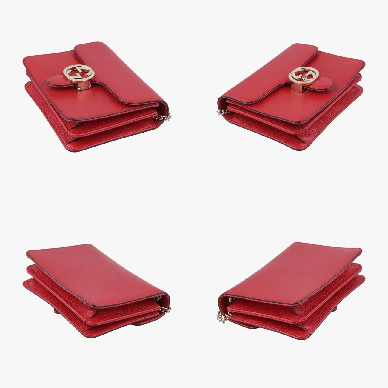 グッチGucciインターロッキングG レッド