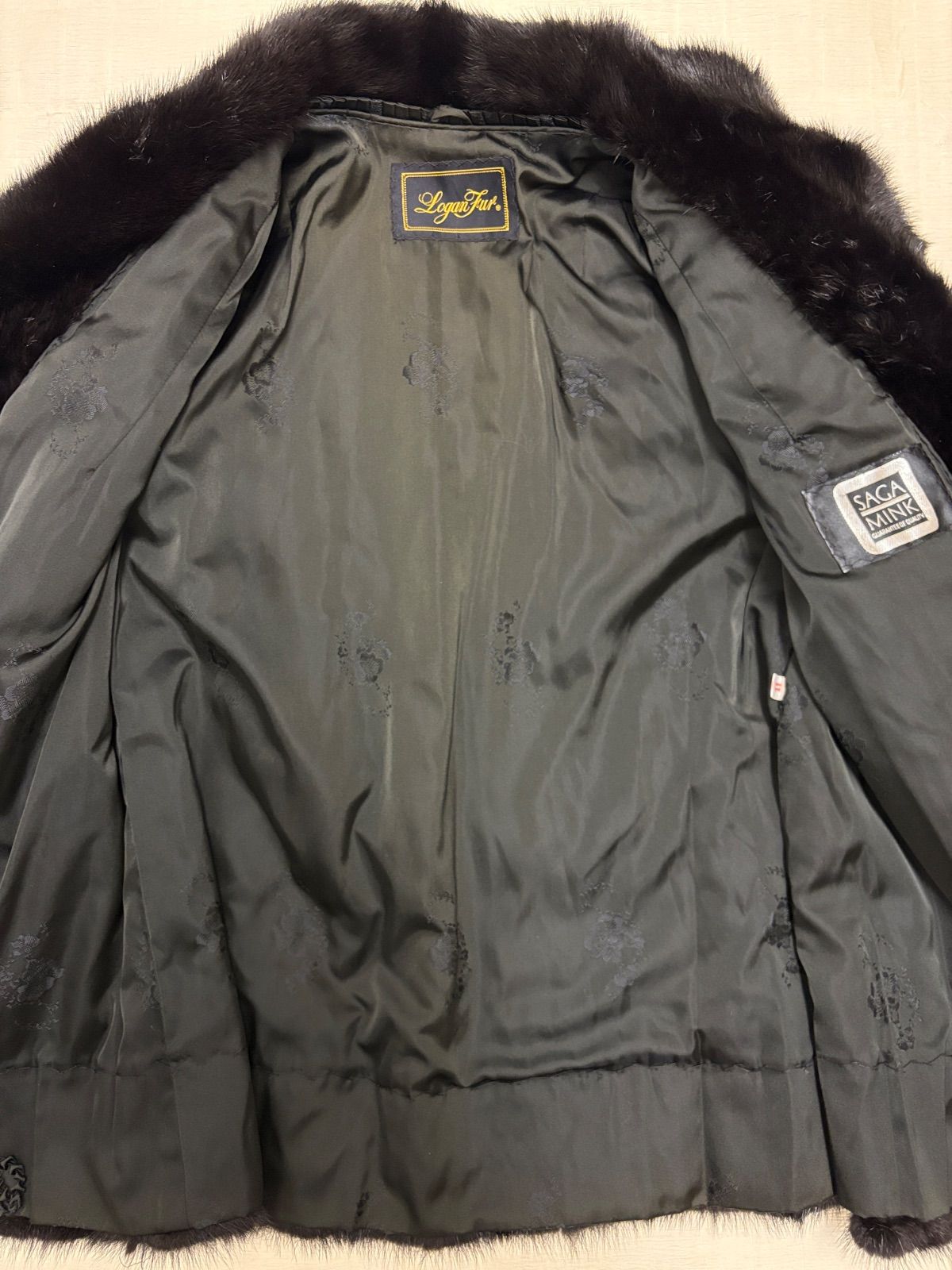 SAGA MINK Logan Fur ミンクコート 毛皮 リアルファー C25102625