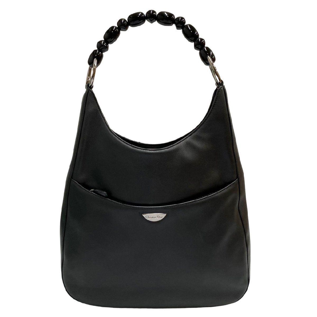 極美品✨ DIOR ディオール カーフレザー ハンドバック マリスパール 極 美品 カード付 Christian Dior クリスチャンディオール