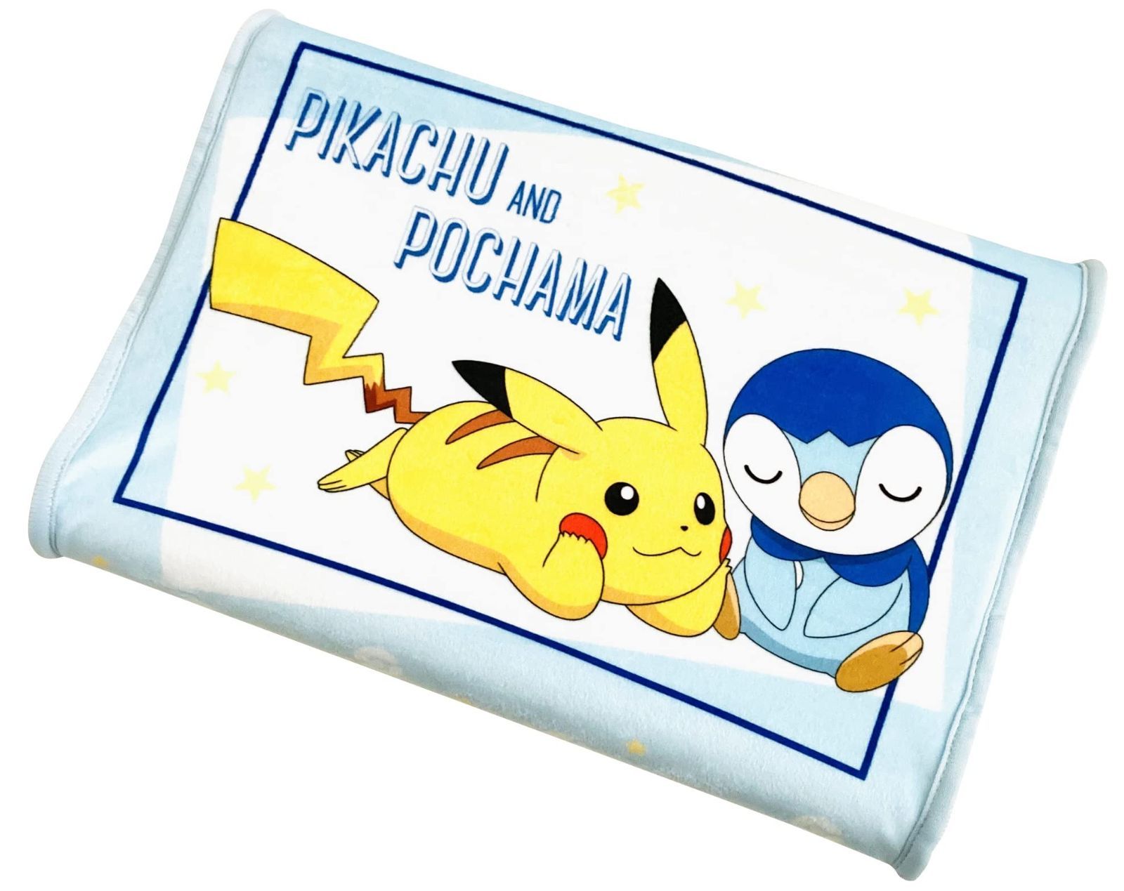 大人気，新作登場 新品 枕 ピカチュウ ポッチャマ ブルー 35cm x 低反発 25cm ポケットモンスター 公式 キャラクター グッズ ポケモン 子供 ジュニア こども まくら カバー付 モリピロ マイクロファイバー クッシ その他