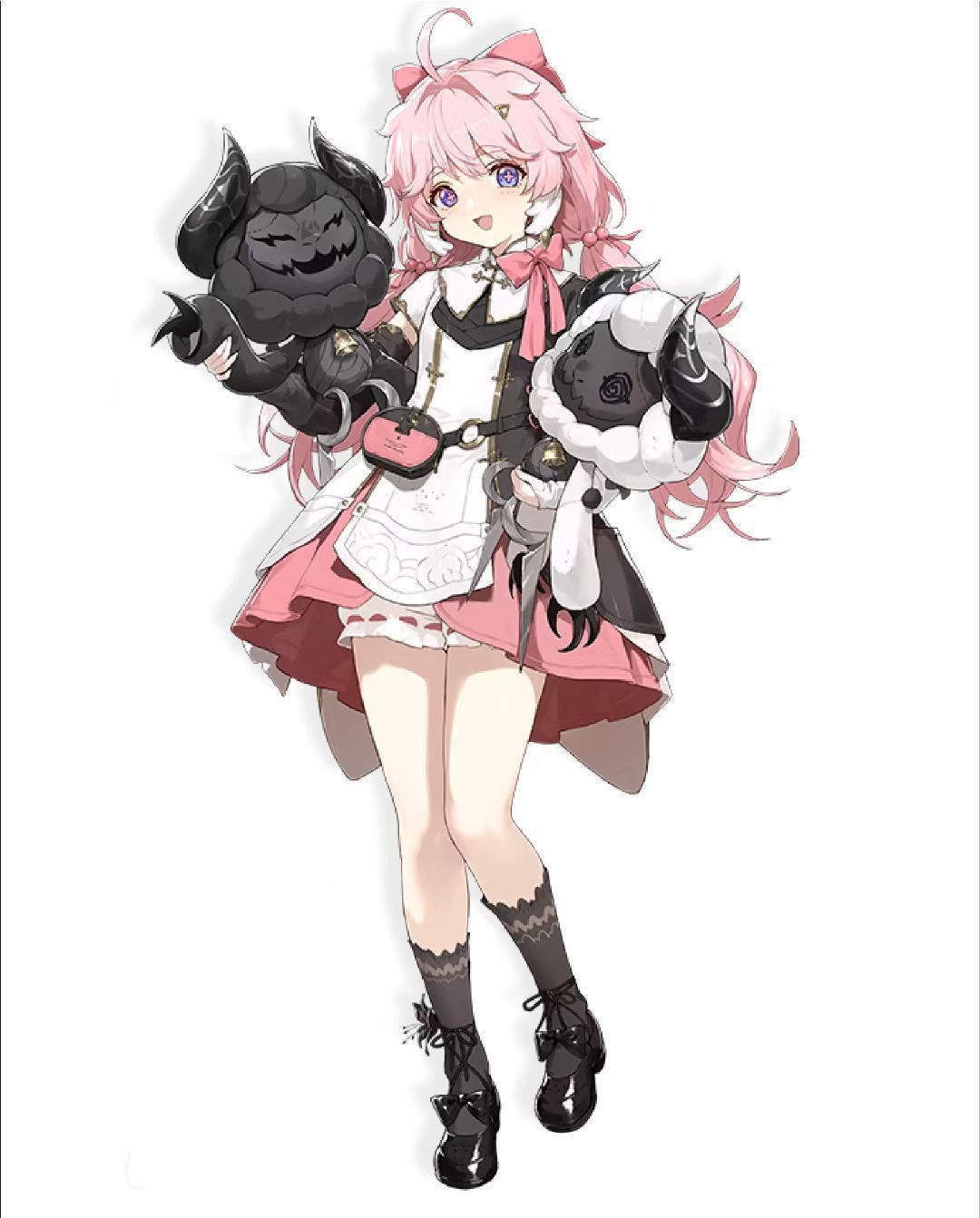 鳴潮 安可 コスプレウィッグ アンコ コスプレシューズ