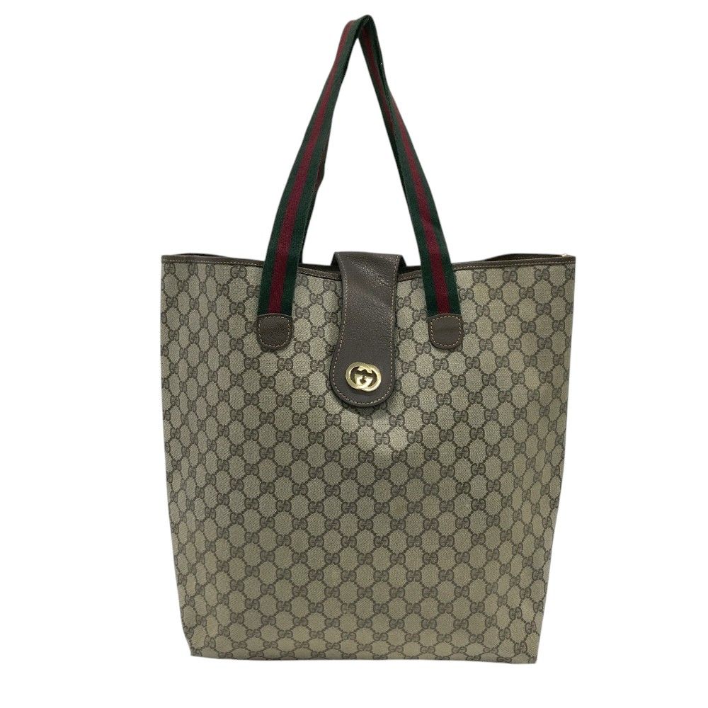 GUCCI グッチ オールドグッチ トートバッグ GG柄 ベージュ系 GUCCI グッチ オールドグッチ トートバッグ GG柄 ベージュ系