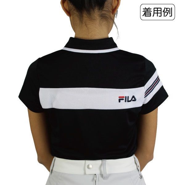FILA | ポロシャツ レディース GOLF ゴルフウェア 半袖 フィラゴルフ フィラ - ロゴ 吸汗速乾 半袖ポロシャツ スポーツウェア UV 安い