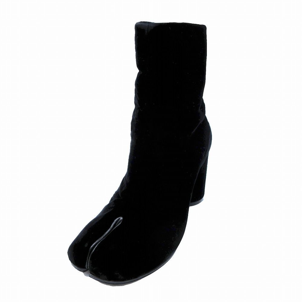 Maison Margiela Tabi ベルペット アンクルブーツ Maison Margiela 22 マルジェラ ベロア タビ ブーツ ベルベット