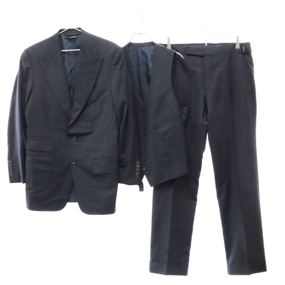 TOM FORD (トムフォード) 3ピース テーラードジャケット セットアップスーツ ブラック 31AL41