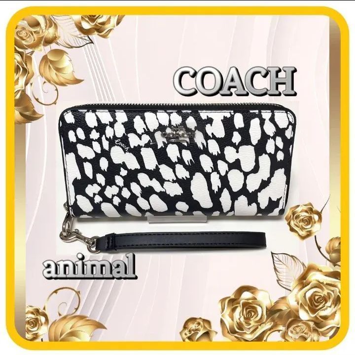 ✳️Sale【匿名配送】✳️COACH コーチ 財布✳️アニマル柄 - 〜麗