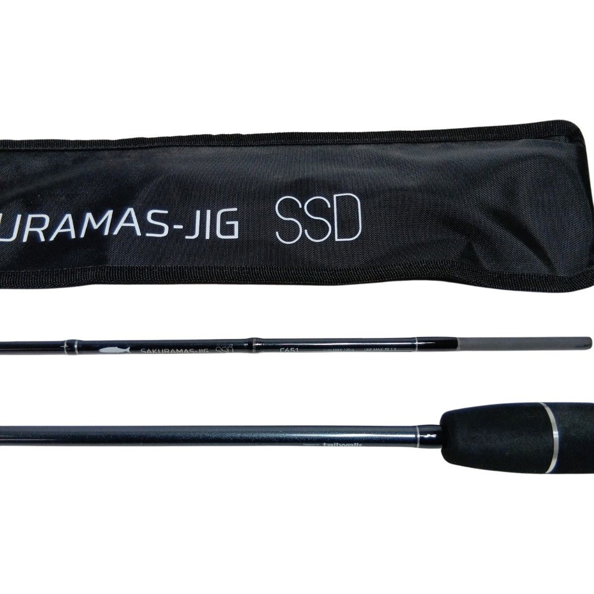 tailwalk テイルウォーク C651 釣り用品 ロッド ルアーロッド サクラマスジグ SSD キズ有 程度B 袋付