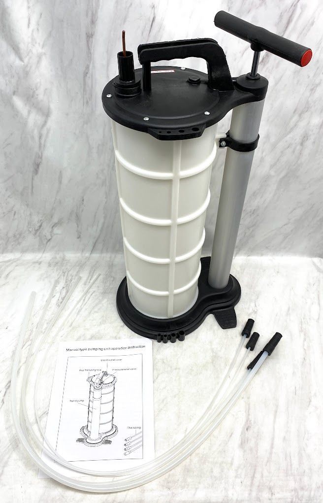 【極美品】 DAYUAN オイル吸引ポンプ 液体吸引ポンプ オイルチェンジャー 9L 大容量 真空 手動 オイル 液体交換 抽出器 K1018 1023ML003 0120241021100512