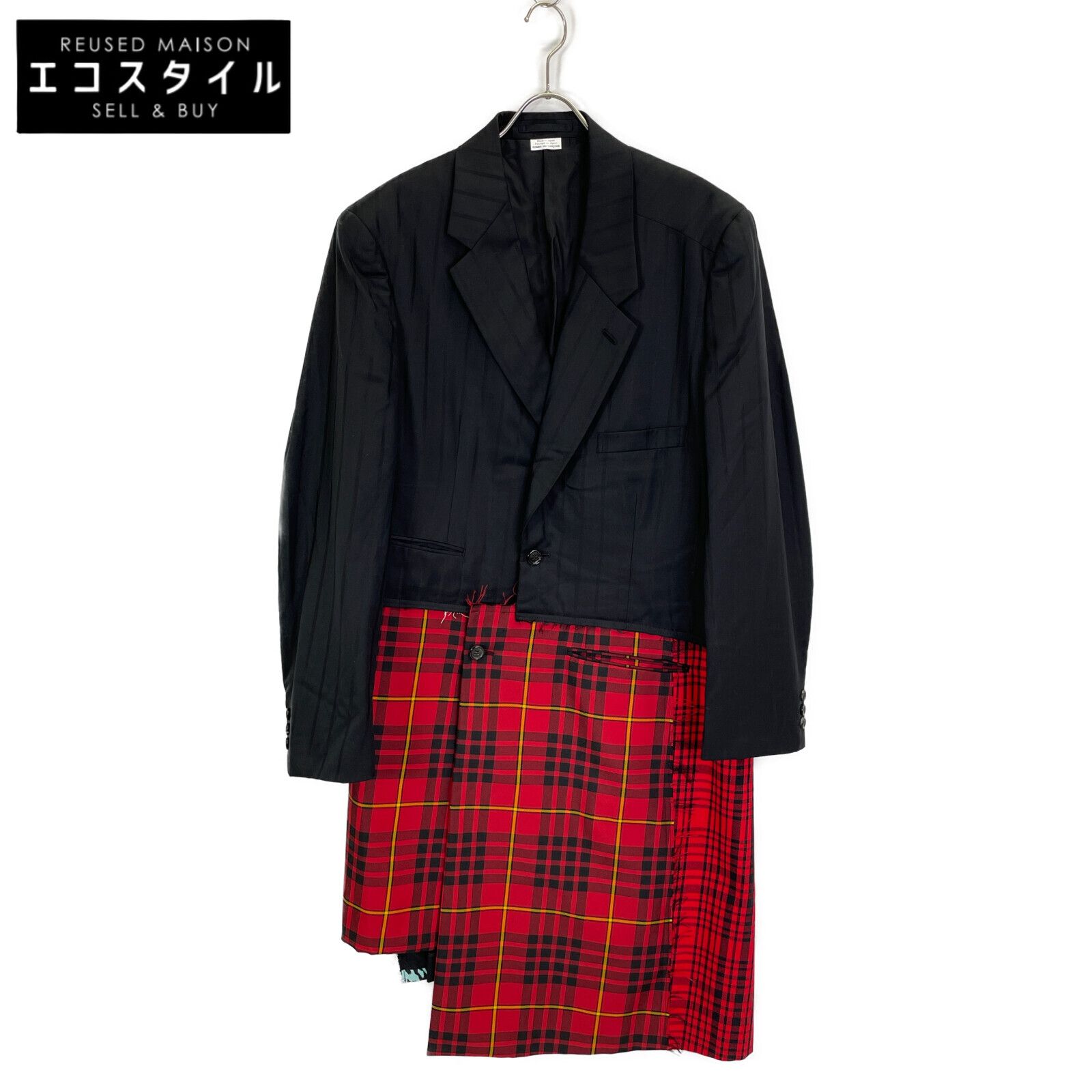 コムデギャルソンオムプリュス 22aw ロングドッキングニット