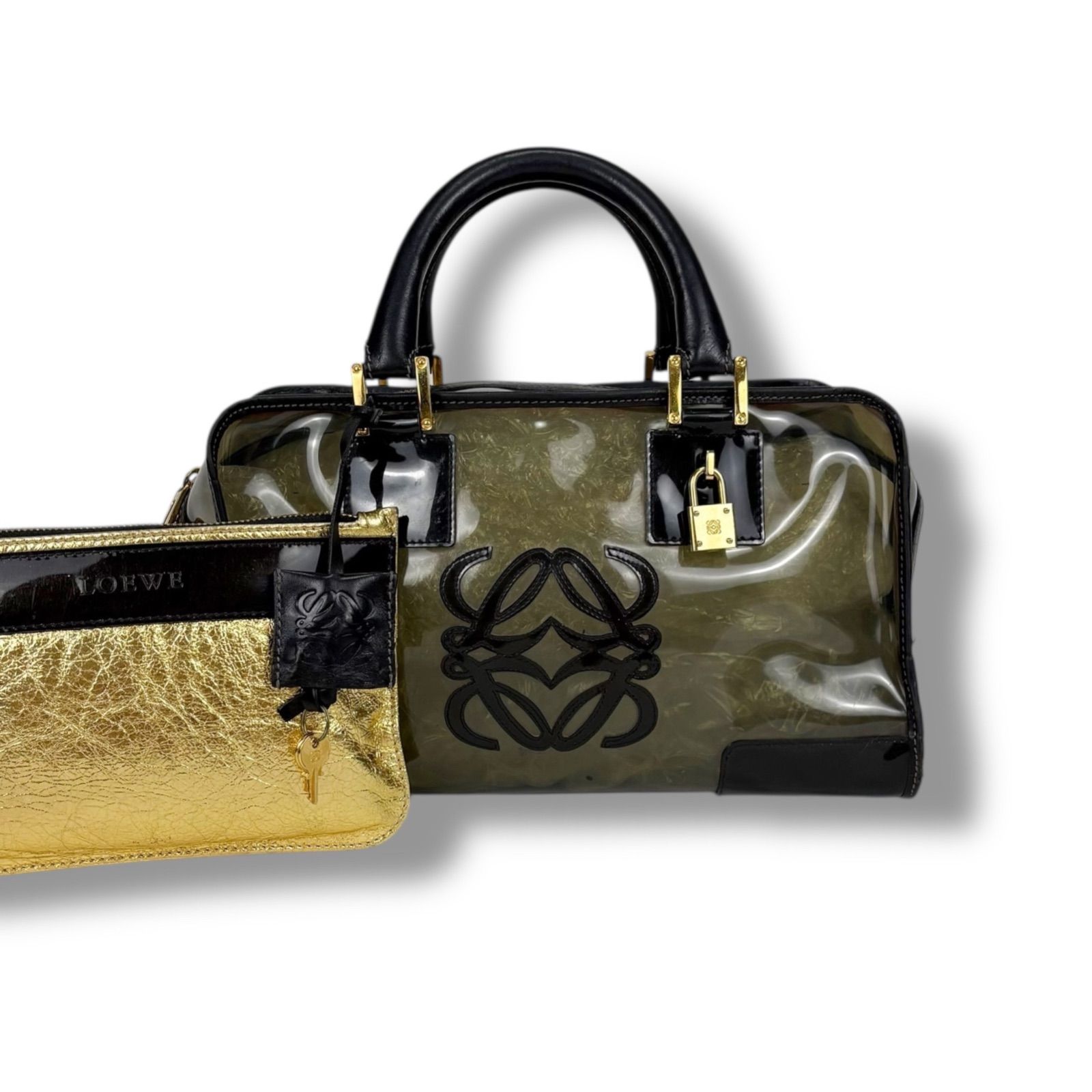 【限定品】Loewe ロエベ アマソナ28 スケルトンバッグ ロエベ LOEWE アマソナ28 クリアバッグ 限定品 リミテッド